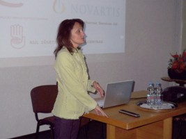 Draugijos pirmininkė N.Venckienė