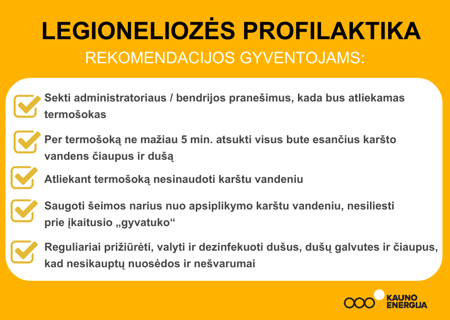 Legioneliozės profilaktika