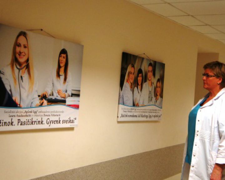 Į Respublikinę Šiaulių ligoninę atkeliavo socialinė akcija „Aplenk ligą“