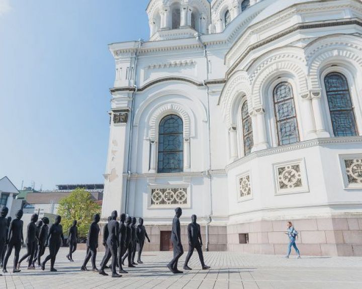 Kaune – netradicinė socialinė akcija, priminusi apie išėjusiuosius