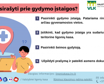 Studijuosiantiems kitame mieste: kaip prisirašyti naujoje gydymo įstaigoje?