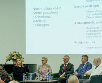 Veiklą pradėjo naujasis Santaros klinikų filialas – Nacionalinis vėžio centras