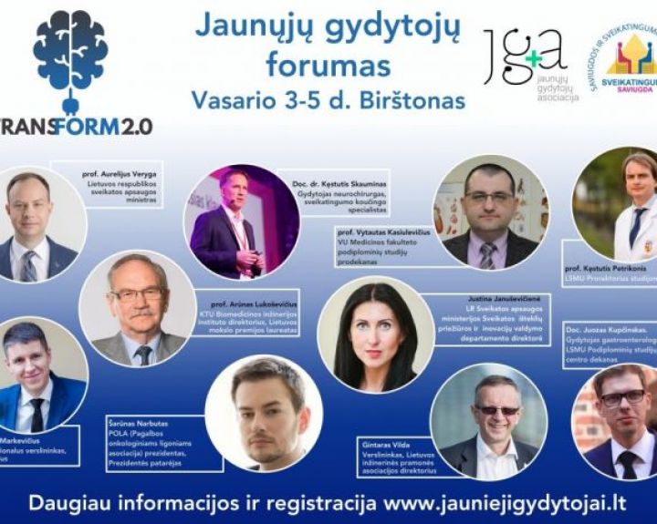  Jaunieji gydytojai kviečia į „TransForm 2.0“