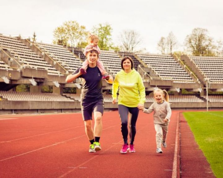Į nemokamas treniruotes – kartu su visa šeima
