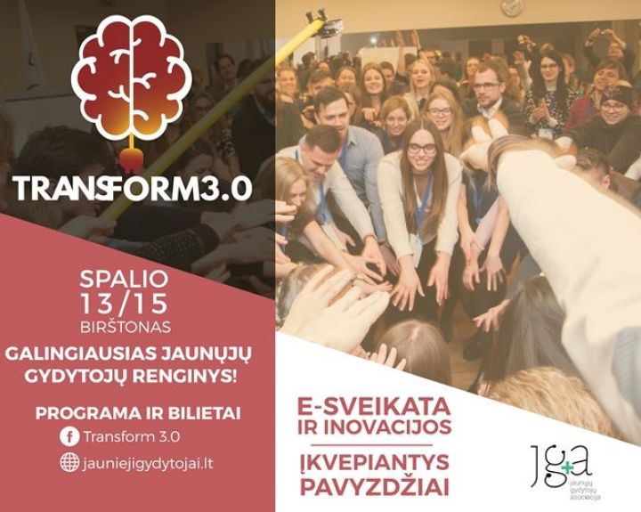 Trečiasis Jaunųjų gydytojų asociacijos forumas "TransForm"